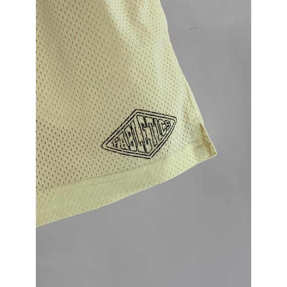 FABLETICS Women's Beige Three-Point Mesh Checkered Basketball Shorts SZ S - Picture 5 of 7